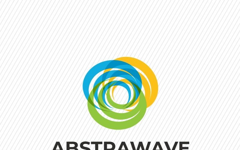 Circle Wave Logo Template #78081 - TemplateMonster