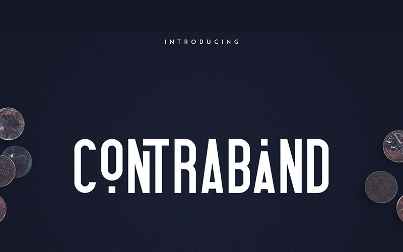 Contraband lettertype
