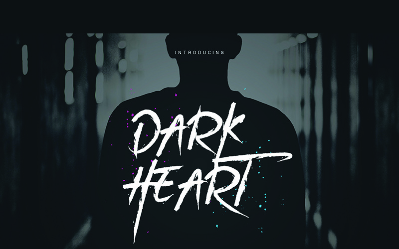 Темне серце шрифт
