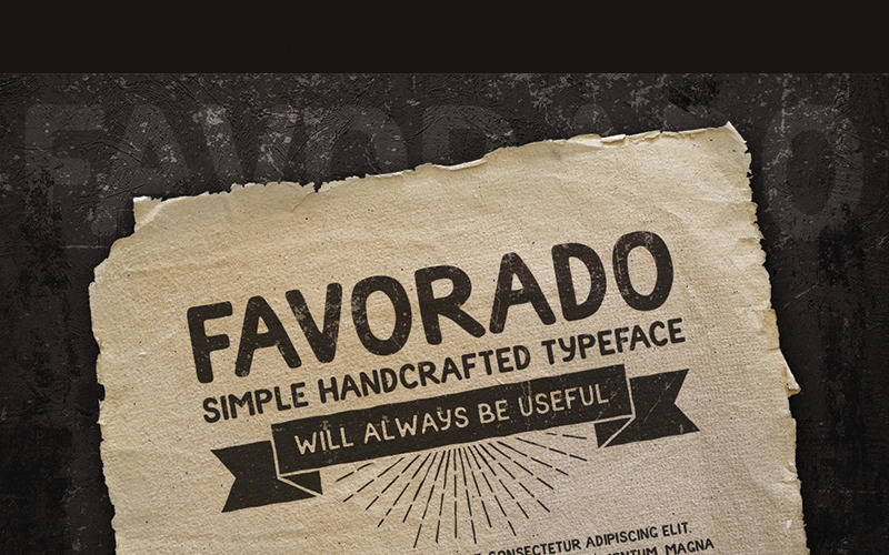 Download Шрифт "Favorado Typeface Font" / Favorado Typeface Font - Шрифт на тему графика emblem badge label illustration banner professional poster stamp ribbon symbol