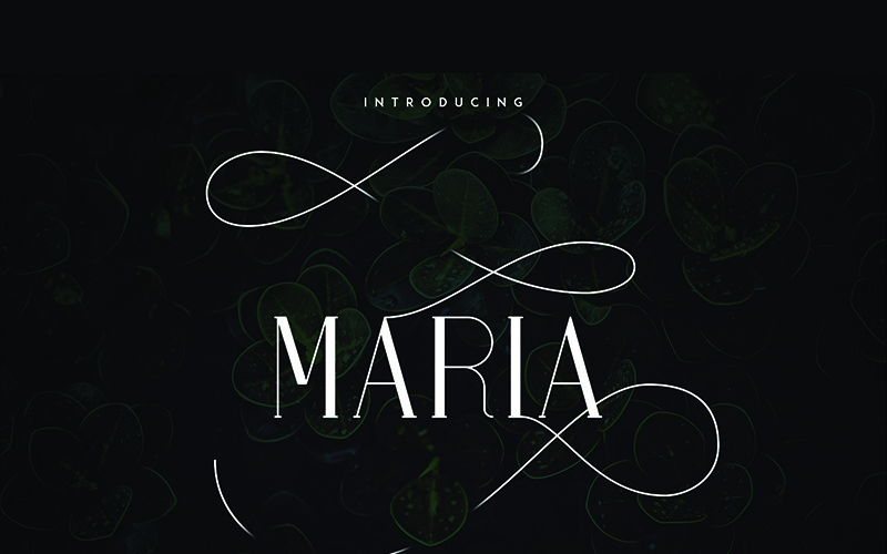 Download Шрифт "Maria Font" / Maria Font - Шрифт на тему графика display branding fontfamily typeface font print handmade custom poster creative