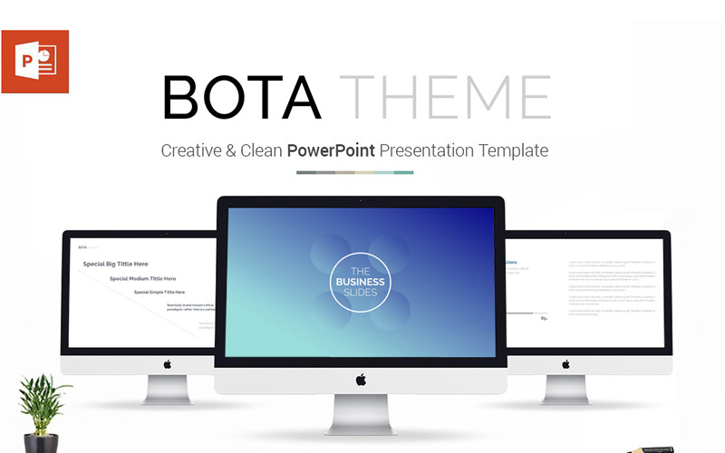 Modello PowerPoint di presentazione di Bota
