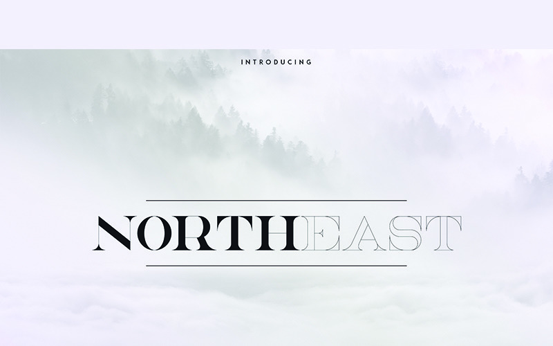 Download Шрифт "NorthEast Font" / NorthEast Font - Шрифт на тему графика 