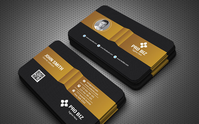 Personal Business Card - Corporate Identity Template