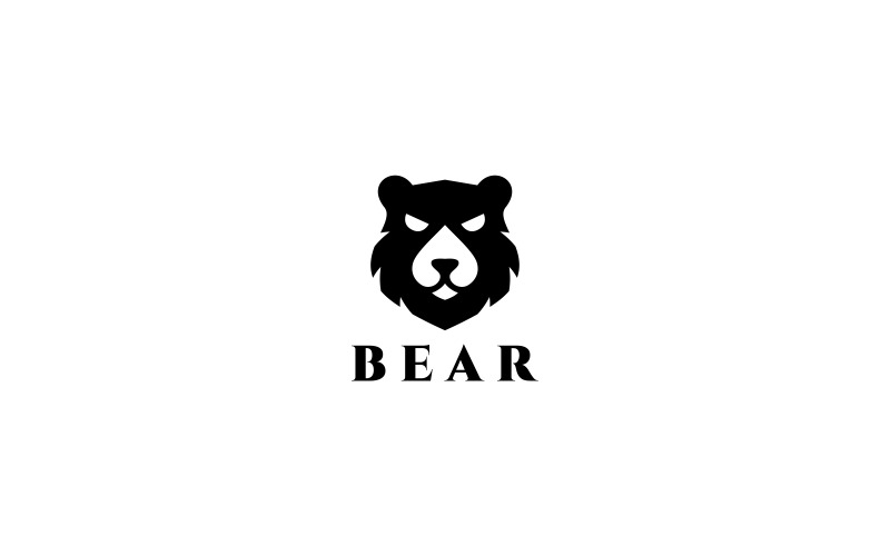Download Шаблон логотипа "Bear Logo Template" / Bear Logo Template - Шаблон логотипа на тему графика animals app bank bear logo brand branding business colorful company finance game invest investment investments minimal minimalist new year organization,aggressive,angry,animal,attack,bear,bea