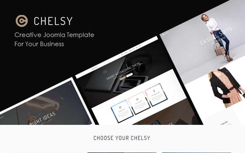 Chelsy | Creative Drag and Drop Joomla Template