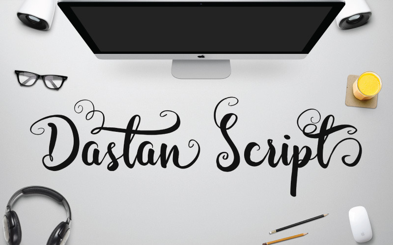 Dastan cursief lettertype