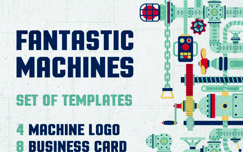 Download Иллюстрация "Fantastic Machine - Illustration" / Fantastic Machine - Illustration - Иллюстрация на тему графика emblem badge label illustration banner professional poster stamp ribbon symbol