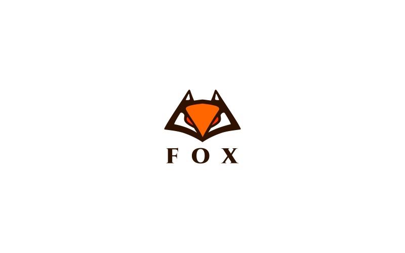 Download Шаблон логотипа "Fox Logo Template" / Fox Logo Template - Шаблон логотипа на тему графика animal animals bright cmyk colorful elegant fox logo modern power powerpoint strength sun vector,fox,head,fox,logo,unique,minimal,cool,anima,animal,logotype,design,graphic