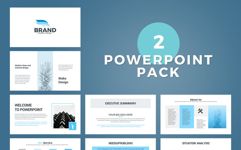 Marka - Szablon prezentacji biznesowej PowerPoint