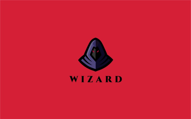 Download Шаблон логотипа "Dark Wizard Logo Template" / Dark Wizard Logo Template - Шаблон логотипа на тему графика band bird black clothing crow dark death enchanter film gothic head horror magic metal modern movie myth nature noir oracle,brand,branding,cloak,coat,design,face,graphic,hat,head,human,icon,l