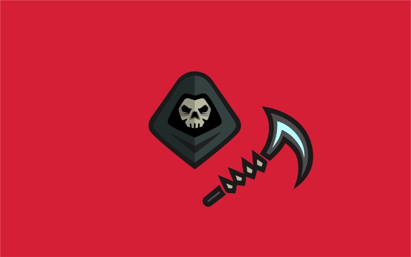 Download Шаблон логотипа "Executioner Logo Logo Template" / Executioner Logo Logo Template - Шаблон логотипа на тему графика archer bow and arrow branding characters collection court jester executioner fool harlequin head hooded executioner icon joker king knight logo,band,bird,black,clothing,crow,dark,death,enchan