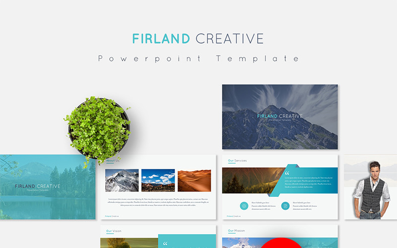 Creativa - Modèle PowerPoint créatif - TemplateMonster