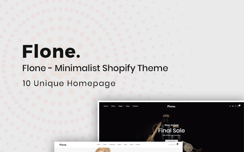 Flone - Minimalis Shopify-tema