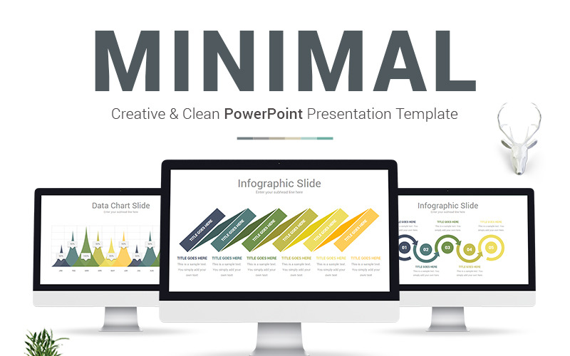 Minimale PowerPoint-sjabloon