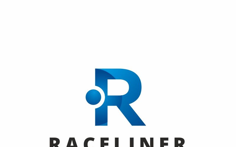 Raceliner R Letter Logo Template