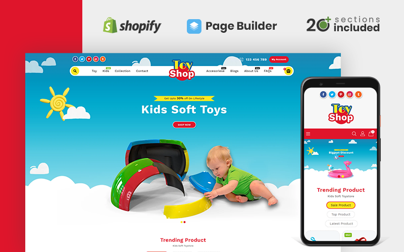 тема toytown shopify