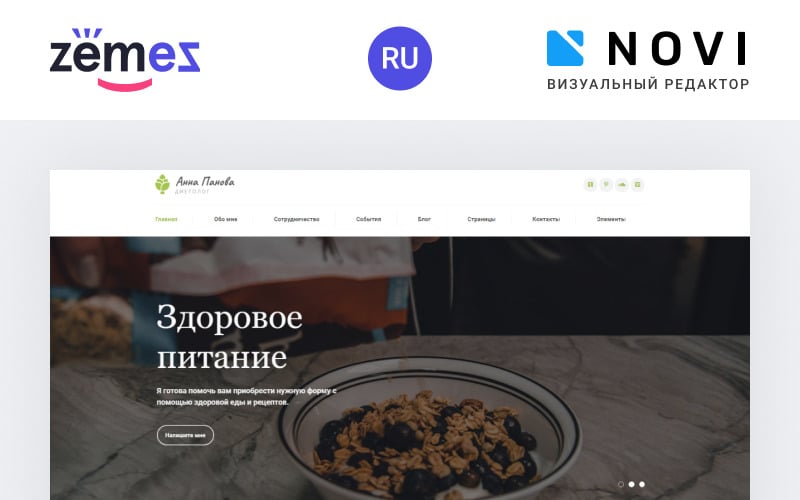 Anna Panova - Doctor Ready-to-Use Saubere HTML Ru Website-Vorlage