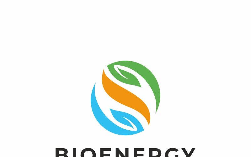 Bio energie Logo sjabloon