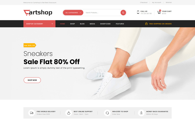 мега магазин многофункциональная тема woocommerce