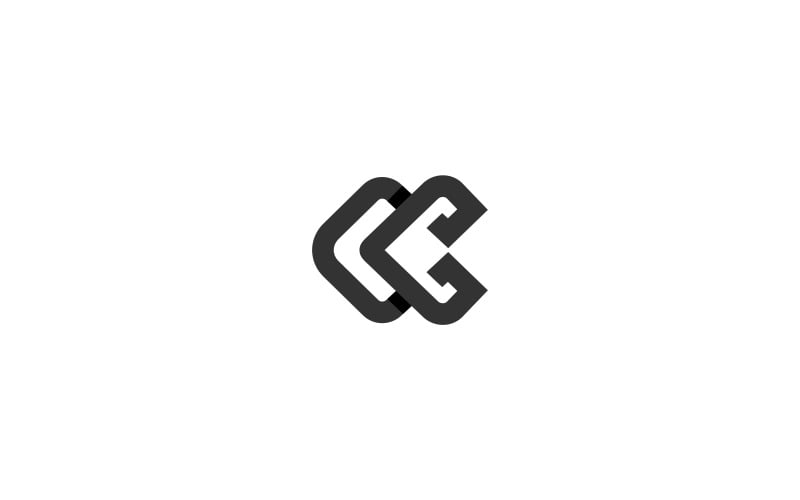Çift C Logo Şablonu