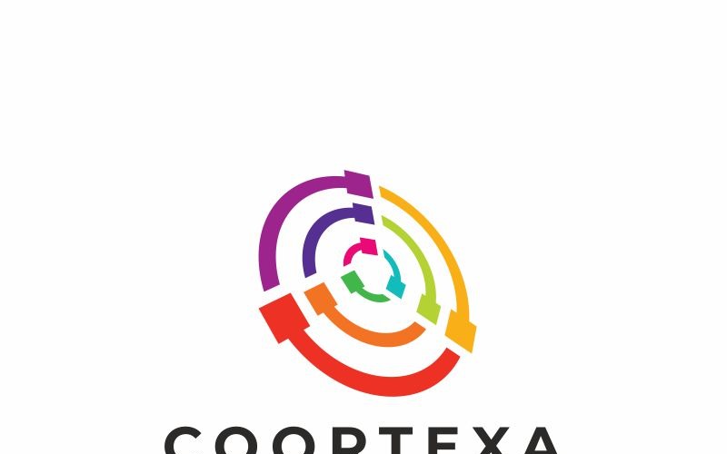 Download Шаблон логотипа "Coortexa Rotation Logo Template" / Coortexa Rotation Logo Template - Шаблон логотипа на тему графика abstract axis brainstorm brand branding center circle circular core creative development gaming gravitation international network planet process professional relation rotation