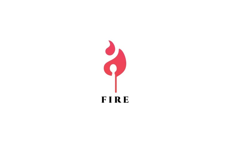Fire Match Logo Template