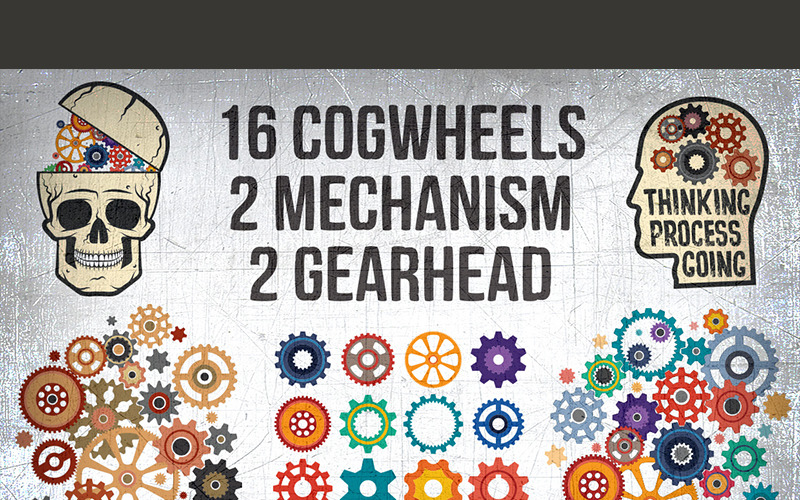 Download Иллюстрация "Mechanisms - Illustration" / Mechanisms - Illustration - Иллюстрация на тему графика emblem badge label illustration banner professional poster stamp ribbon symbol