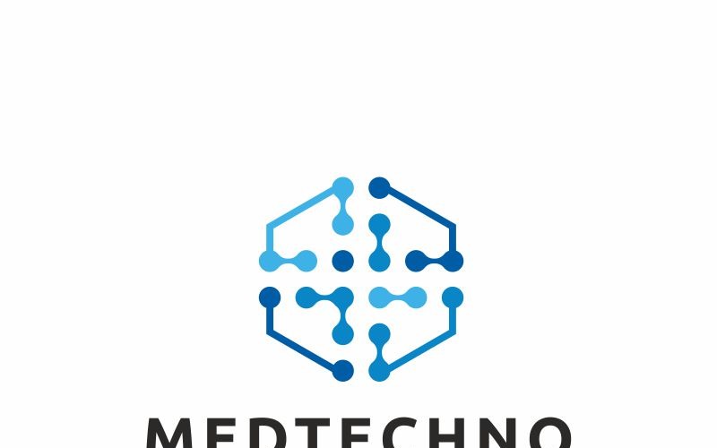 Download Шаблон логотипа "Medical Tech Logo Template" / Medical Tech Logo Template - Шаблон логотипа на тему графика aid care clinic cross logo doctor health health cross tech healthcare healthy hospital medic medical medicine paramedic red red