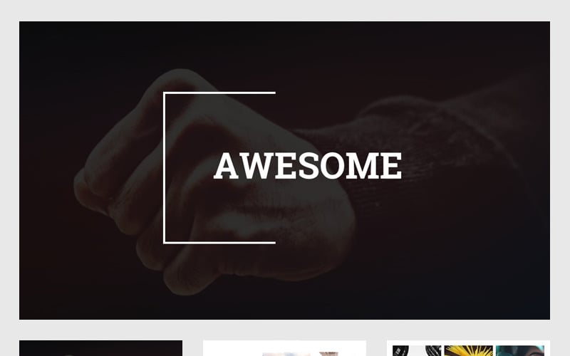 Awesome Powerpoint Template 78575 Templatemonster
