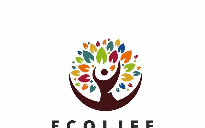 Download Шаблон логотипа "Eco Life Logo Template" / Eco Life Logo Template - Шаблон логотипа на тему графика brand branding consult consulting corporate eco ecological finance finances financial forest fund funds health herb human identity invest investment life