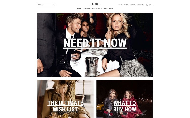 Glito - Fashion Store ECommerce Modern Elementor WooCommerce Teması