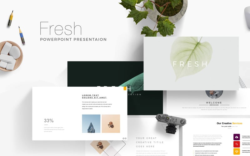 modello-powerpoint-di-presentazione-minimale-fresca