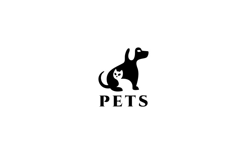Modelo de logotipo para animais de estimação