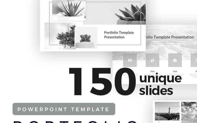 Шаблон портфолио PowerPoint