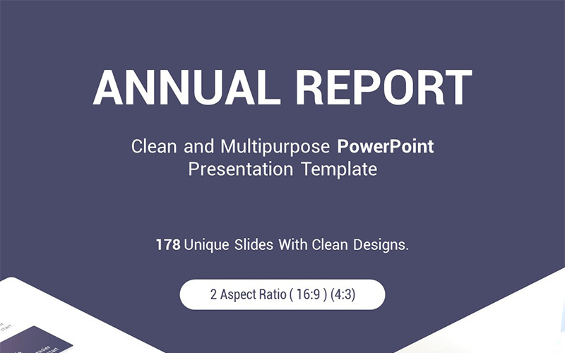Výroční zpráva PowerPoint šablona