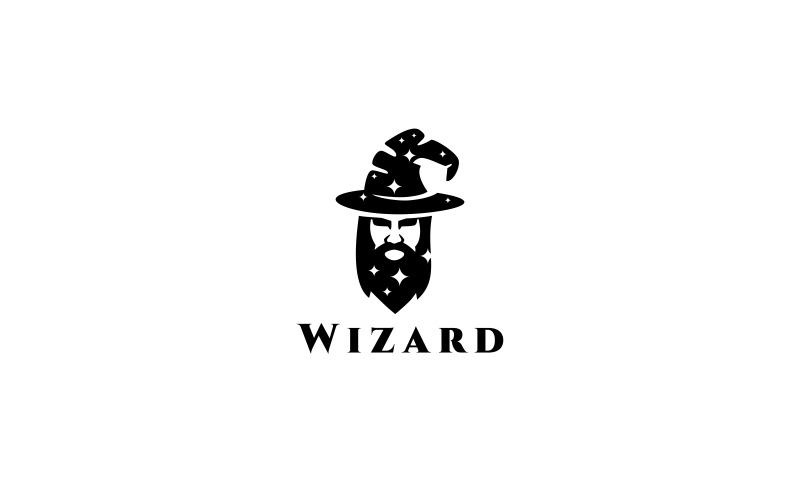 Wizard mascot logo Royalty Free Vector Image - VectorStock