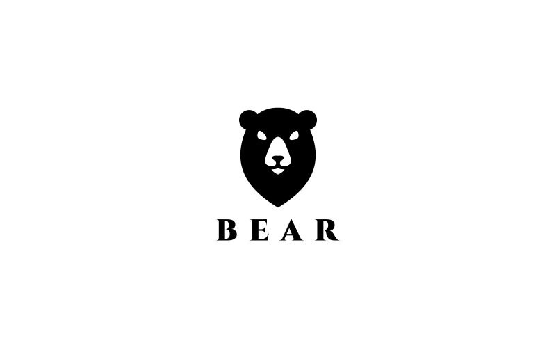 Download Шаблон логотипа "Bear Head Logo Template" / Bear Head Logo Template - Шаблон логотипа на тему графика animals app bank bear logo brand branding business colorful company finance game invest investment investments minimal minimalist new year organization,animal,animals,bear,head,logo,bold,cool