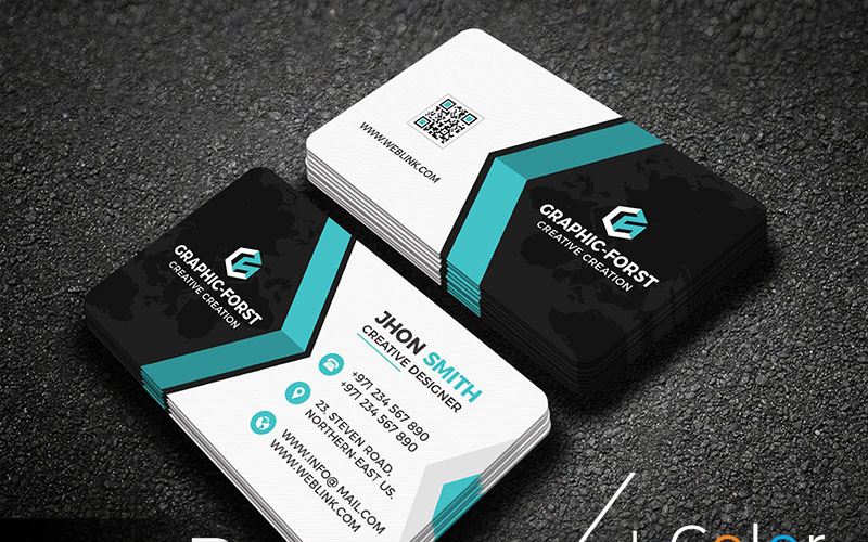 Download Фирменный стиль "Business Spreader Card - Corporate Identity Template" / Business Spreader Card - Corporate Identity Template - Фирменный стиль на тему графика business card photography realstate modern minimalist travel tour tourism developer professional elegant luxury corporate creative color official pink simple unique