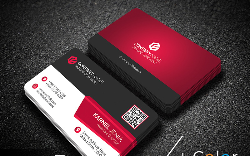 Download Фирменный стиль "Focus Business Card - Corporate Identity Template" / Focus Business Card - Corporate Identity Template - Фирменный стиль на тему графика business card photography realstate modern minimalist travel tour tourism developer professional elegant luxury corporate creative color official pink simple unique