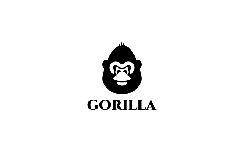 Download Шаблон логотипа "Gorilla Logo Template" / Gorilla Logo Template - Шаблон логотипа на тему графика angry animals ape beast big branding brave chimp club creative design gorilla graphic head icon king kong logo mascot media,fun,funny,smile,happy,angry,animals,ape,beast,big,branding,brave,ch