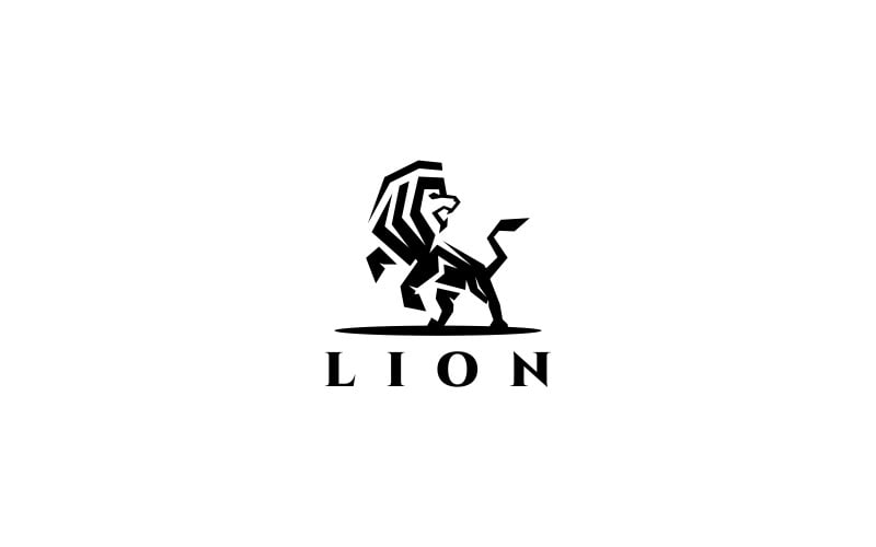 Download Шаблон логотипа "Lion Logo Template" / Lion Logo Template - Шаблон логотипа на тему графика angry animals ape beast big branding brave chimp club creative design gorilla graphic head icon king kong logo mascot media,animal,animals,branding,club,company,elegant,jungle,king,lion,logo,