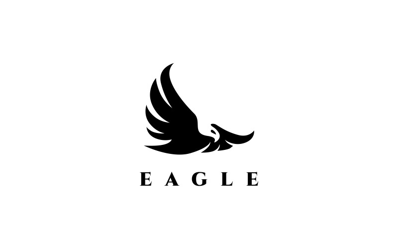 Modelo de logotipo da águia