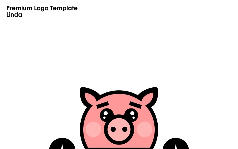 Pig Logo Sablon 78672 Templatemonster