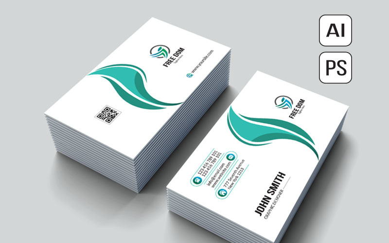 Download Фирменный стиль "Simple Print Business Card - Corporate Identity Template" / Simple Print Business Card - Corporate Identity Template - Фирменный стиль на тему графика abstract art artistic blue building computer corporate graph graphic green hi-quality id kit internet logo modern multimedia official photo play