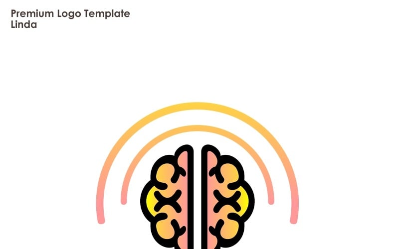 Smart Brain Logo Vorlage