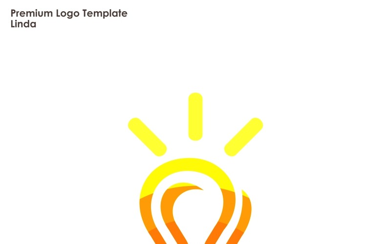Download Шаблон логотипа "Smart Lamp Logo Template" / Smart Lamp Logo Template - Шаблон логотипа на тему графика brain bulb idea lamp logo smart objects template think vector