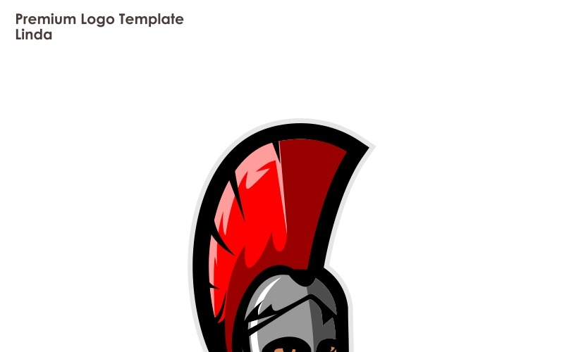 Download Шаблон логотипа "Spartan Logo Template" / Spartan Logo Template - Шаблон логотипа на тему графика armor brand branding brave design emperor gladiator graphic guardian head helmet historic icon illustrator kingdom knight legend logo mascot roman