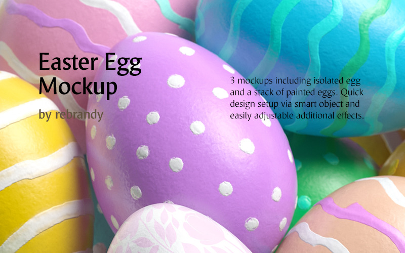 Download Мокап для продукта "Easter Egg product mockup" / Easter Egg product mockup - Мокап для продукта на тему графика egg easter colorful eggshell mockup chicken food animal symbol religious tradition paint decoration colored christianity breakfast gift product ester design