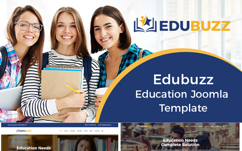 Edubuzz - Education Online Courses Joomla Template